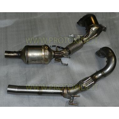 Downpipe liberă Golf 8 GTI 2000 245cp necatalizată FĂRĂ OPF / GPF Downpipe motoare turbo pe benzină