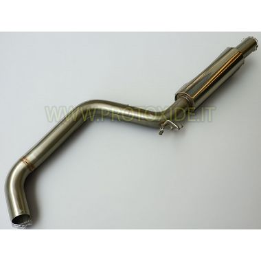 Golf 8 GTI oversized stainless steel silenced central exhaust muffler. Mufflers and Exhaust Accessories