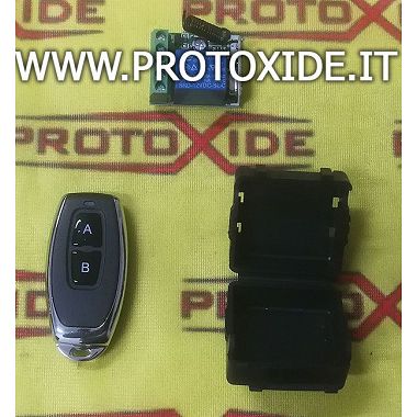 Modulo centralina attivazione disattivazione 4 relay wireless con telecomando 12v Interruttori e pulsanti