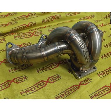 Collettore scarico acciaio inox Alfa - Fiat - Lancia 1900 JTD 8v con turbo 2400 JTD Collettori scarico acciaio motori Turbodi...