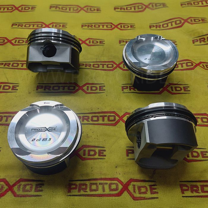 Pistões prensados BMW Z3 1900 16v Turbo transformação descomprimido motor E36 M44B19 Pistões Automáticos Forjados