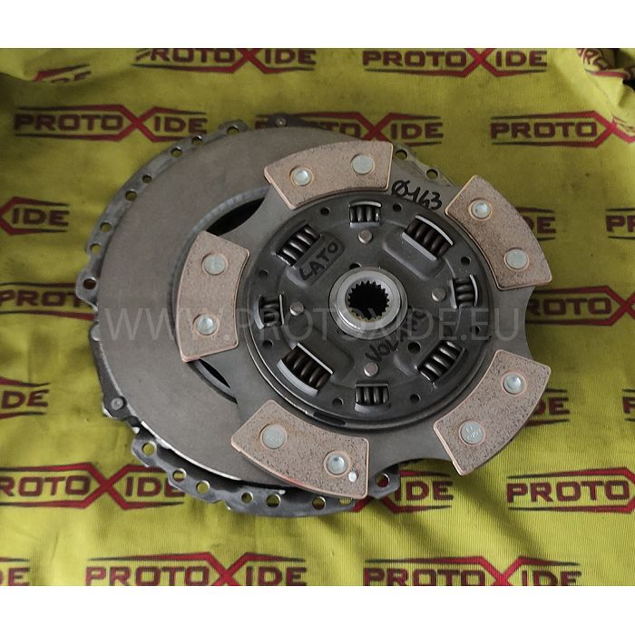 ערכת מצמד יחיד דיסק נחושת Fiat 500 Abarth - Grande Punto 1400 16v turbo 4 - 5 פלטות נחושת חלקי חילוף ללא גלגל תנופה מצמדים