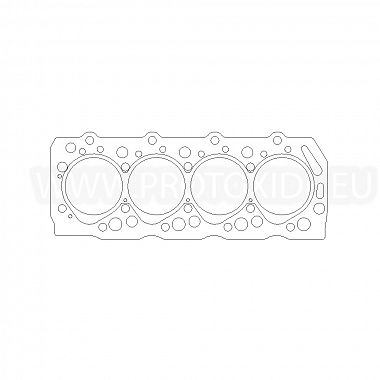 Forstærket hovedpakning Mitsubishi Pajero 2500 TD motor 4D56 separate støtteringe Toppakninger Support Ring