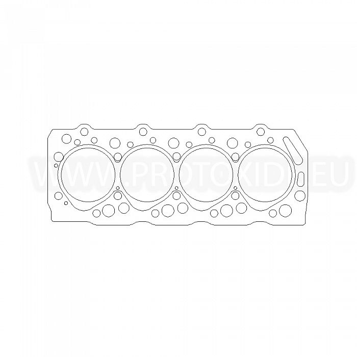 Reinforced head gasket Mitsubishi Pajero 2500 TD engine 4D56 rings separated by support Reinforced Head gaskets with Support ...