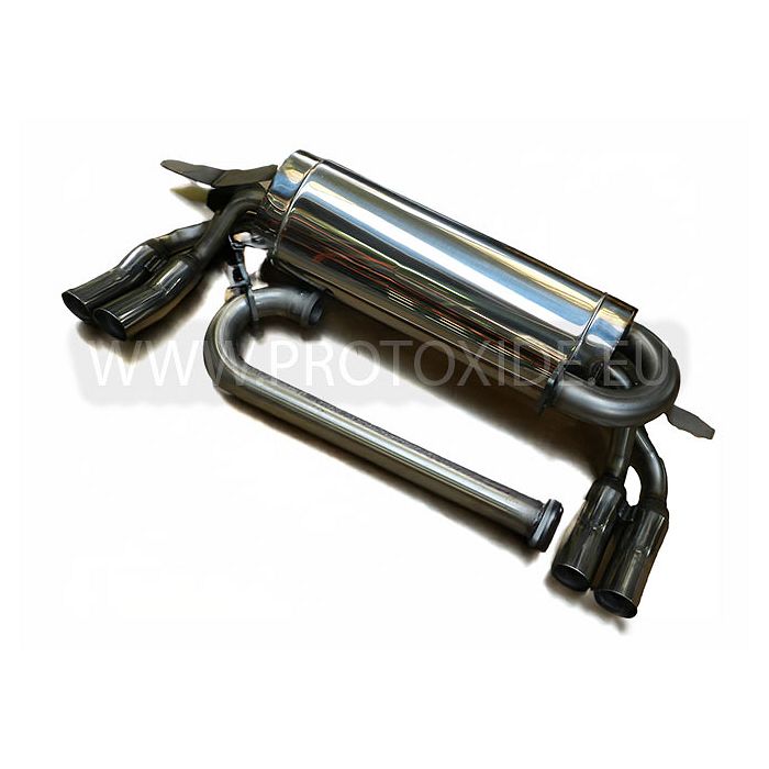 Lancia Beta Montecarlo 2000 8v Scorpion stainless steel sports exhaust muffler Steel exhaust manifolds for aspirated engines