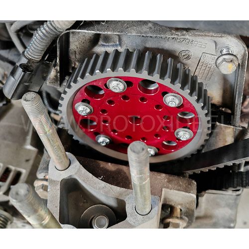 Rolie de arbore cu came reglabila pentru Fiat Alfa Lancia 1100 Pompieri - 1200 8V Motoare de pompieri 46 dinti reglabil Scrip...