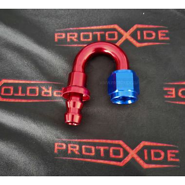 180-Grad-Luftfahrt-Innengewinde 6AN Push Lock-Anschluss Luftfahrt-Armaturen Benzin-, Öl- und Wasserleitungen PUSH LOCK