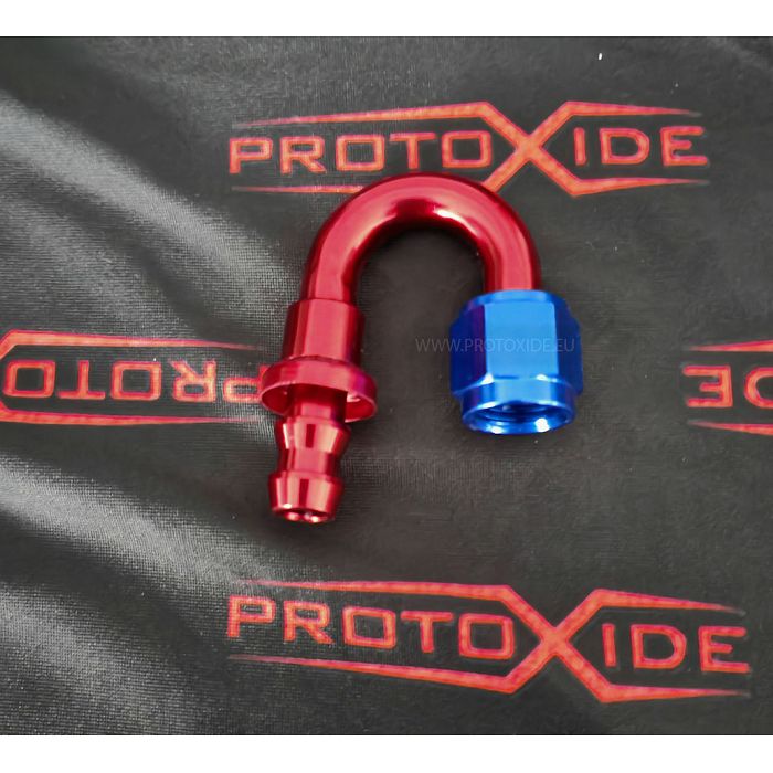 Racord aeronautic mamă 180 de grade 6AN Racord Push Lock Fitinguri aeronautice conducte benzină - petrol - apă PUSH LOCK Racord aeronautic mamă 180 de grade 6AN Racord Push Lock Fitinguri aeronautice conducte benzină - petrol - apă PUSH LOCK