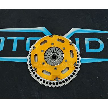 Kit volantă ambreiaj dublu disc din cupru ranforsată pentru Lancia Delta S4 23 caneluri Kit volantă ambreiaj dublu disc din