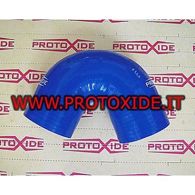 45 ° Bend silicone 60mm Courbes en silicone renforcé