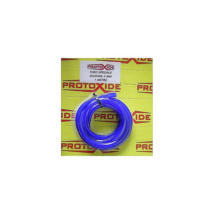 Blue silicone hose 5 mm Straight silicone hose sleeves