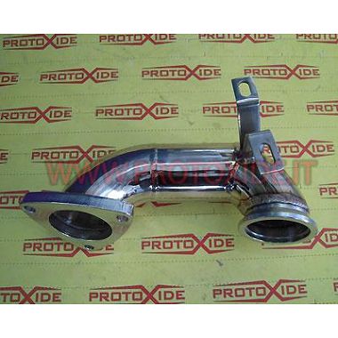 Downpipe scarico Alfa Romeo 156 2.4 acciaio inox Downpipe motori Turbo Diesel