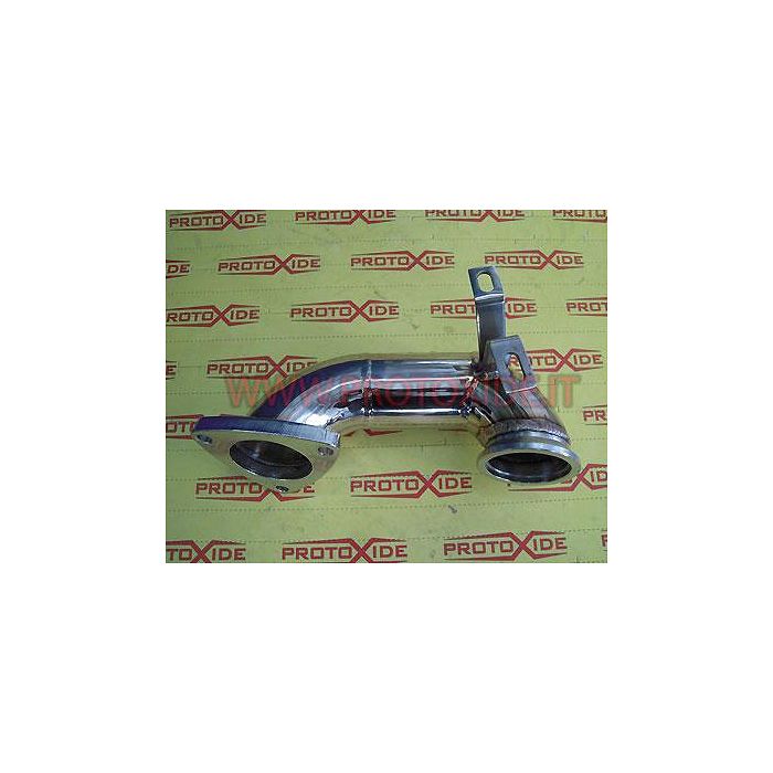 Downpipe scarico Alfa Romeo 156 2.4 acciaio inox Downpipe motori Turbo Diesel