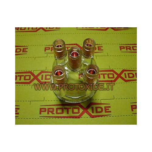 Transparent distributor cap Fiat Uno Turbo 1400 - Coupe 2000 non-turbo aspirated version Transparent distributor caps