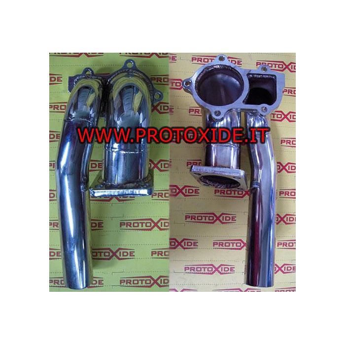 Bajante de escape sobredimensionada Lancia Delta 2000 Garrett GT30 válvula de descarga interna de acero inoxidable Downpipe