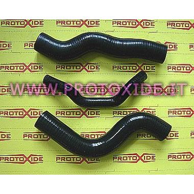 Water pipe silicone blacks Lancia Delta 16v 8-3pc Specific pipes for cars