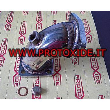 أنبوب العادم Downpipe لـ Lancia Delta 2000 16V معزز بقطر 70 مم من الفولاذ محركات بنزين توربو Downpipe