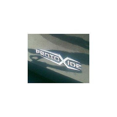 Logo cromato in rilievo ProtoXide Gadgets de marxandatge de roba ProtoXide