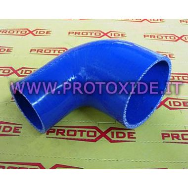 Curva 90° in silicone ridotta 76-60mm Curve ridotte in silicone rinforzate