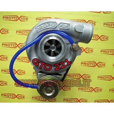 Turbocharger gto221 op dubbele bal voor 1400 16v Abarth Turbochargers op wedstrijdlagers