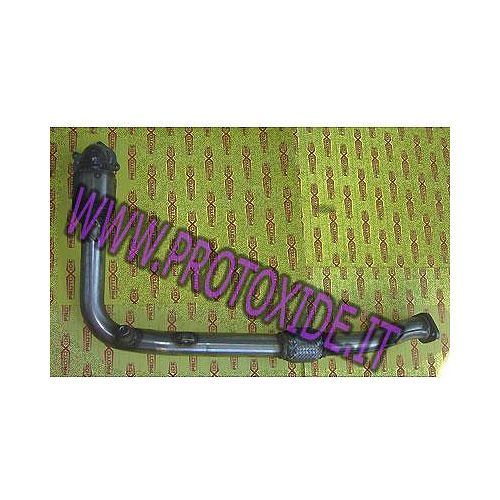 Downpipe Avgas för Alfa Mito klöverblad eller Grande Punto Evo 1.4 eller 60mm SS Kit Stopprör turbo bensinmotorer