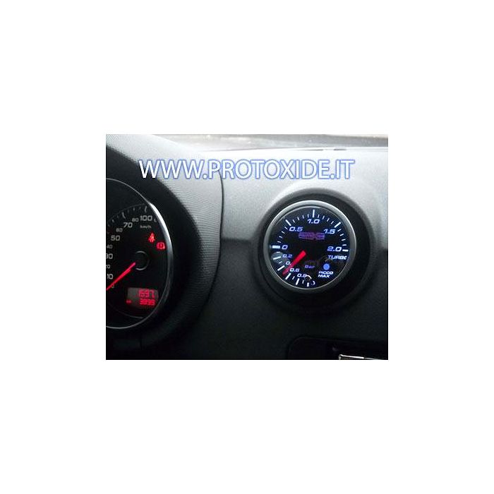 Turbo pressure gauge installable Audi S3 - TT 8P 8J Pressure gauges Turbo, Petrol, Oil