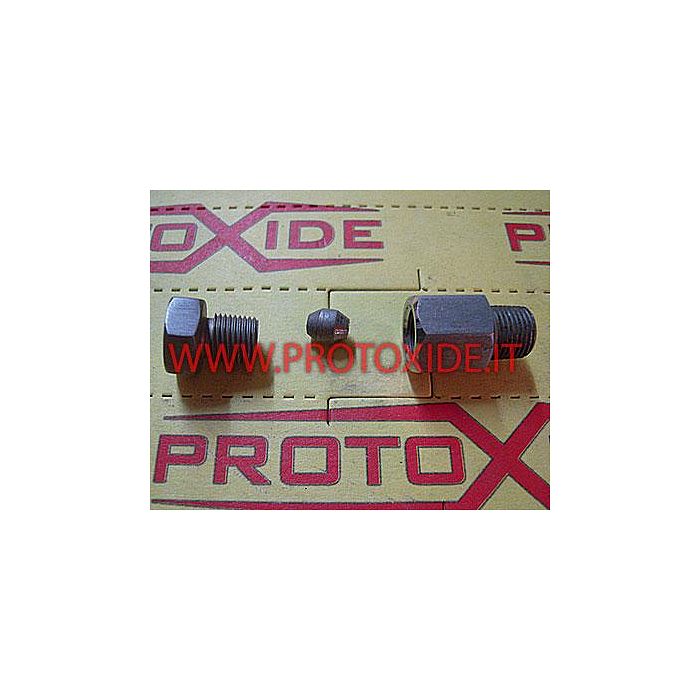 Niple portasonda termopar acero inoxidable 1/8 - 10X1 Sensores, Termopares, Sondas Lambda