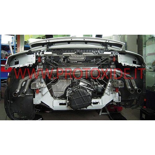 أودي R8 4200 V8 عادم رياضي من الفولاذ المقاوم للصدأ كاتمات الصوت وأنابيب العادم