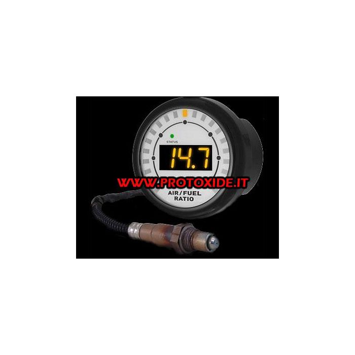 AirFuel carburazione stechiometrico con sonda Wideband AFR di precisione rotondo 52mm con software Carburazione Airfuel Stech...