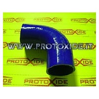 Reinforced silicone elbow