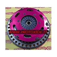 Reinforced double disc clutch steel flywheel kit