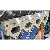 Intake manifold flanges and aluminum throttle bodies